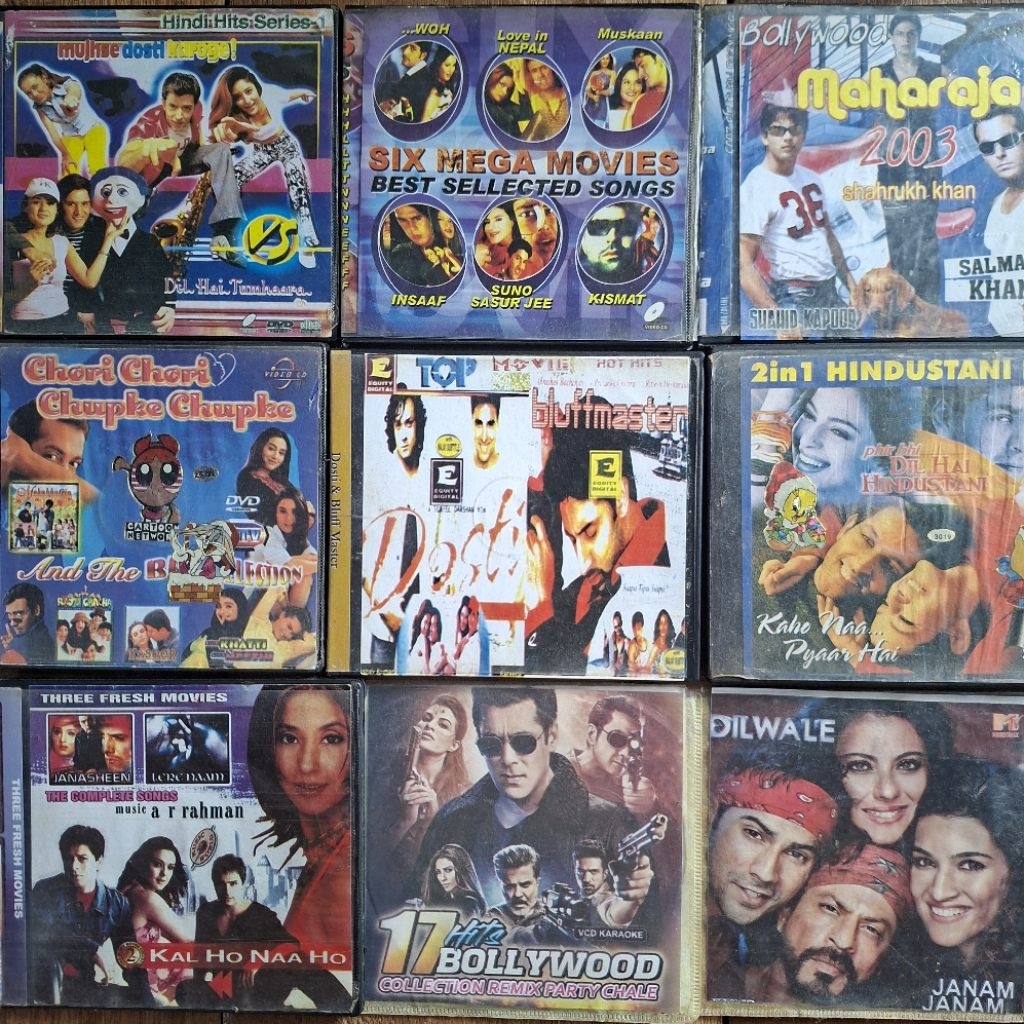 Kaset vcd lagu india bollywood