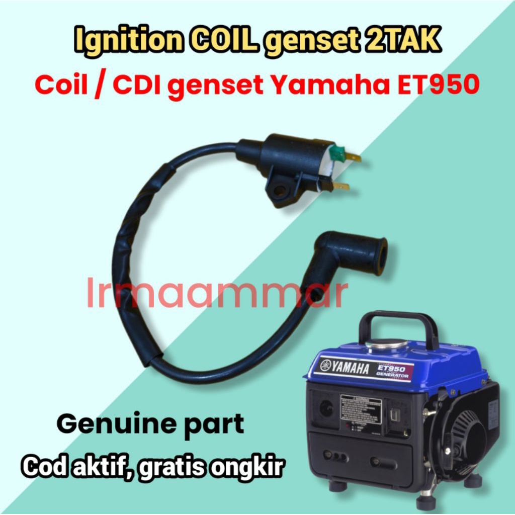 CDI genset listrik 2 tak ST-1200 coil jenset mini 650w | 700 | 950 watt - koil