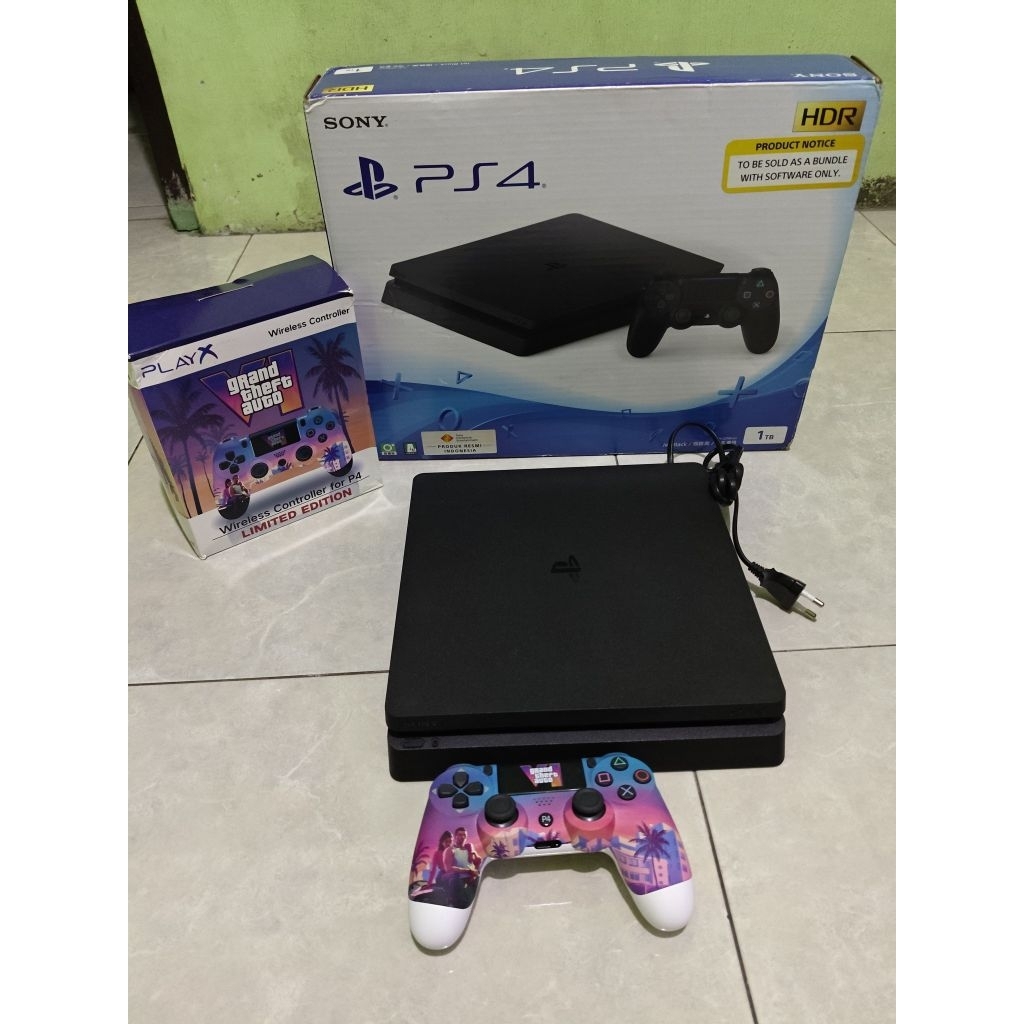 ps 4 slim 1tb ori bukan hen