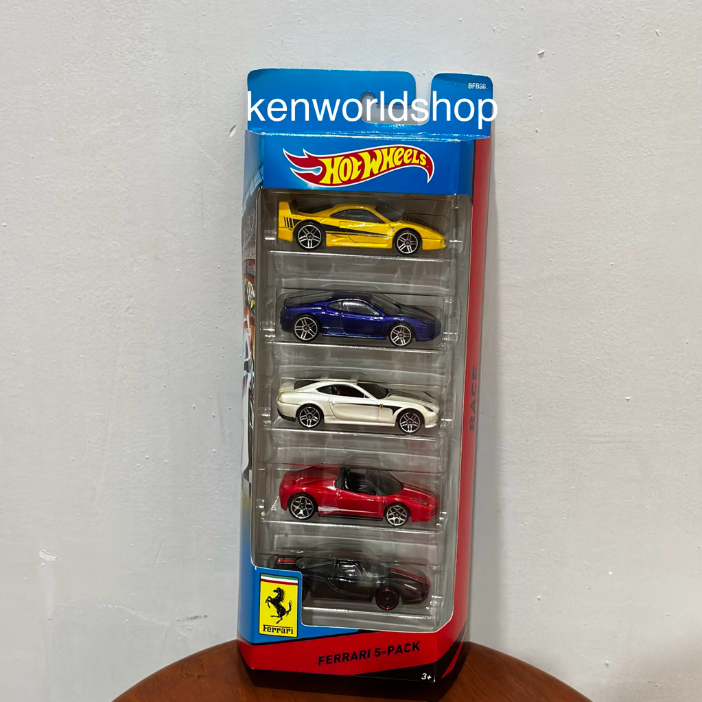 Hot Wheels Ferrari 5-Pack Gift Pack