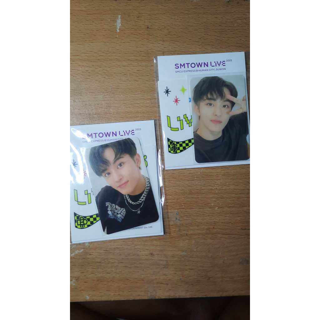 PHOTOCARD PC MARK NCT DREAM 127 SMTOWN LIVE 2022 AR TATTO STICKER (baca deskripsi)