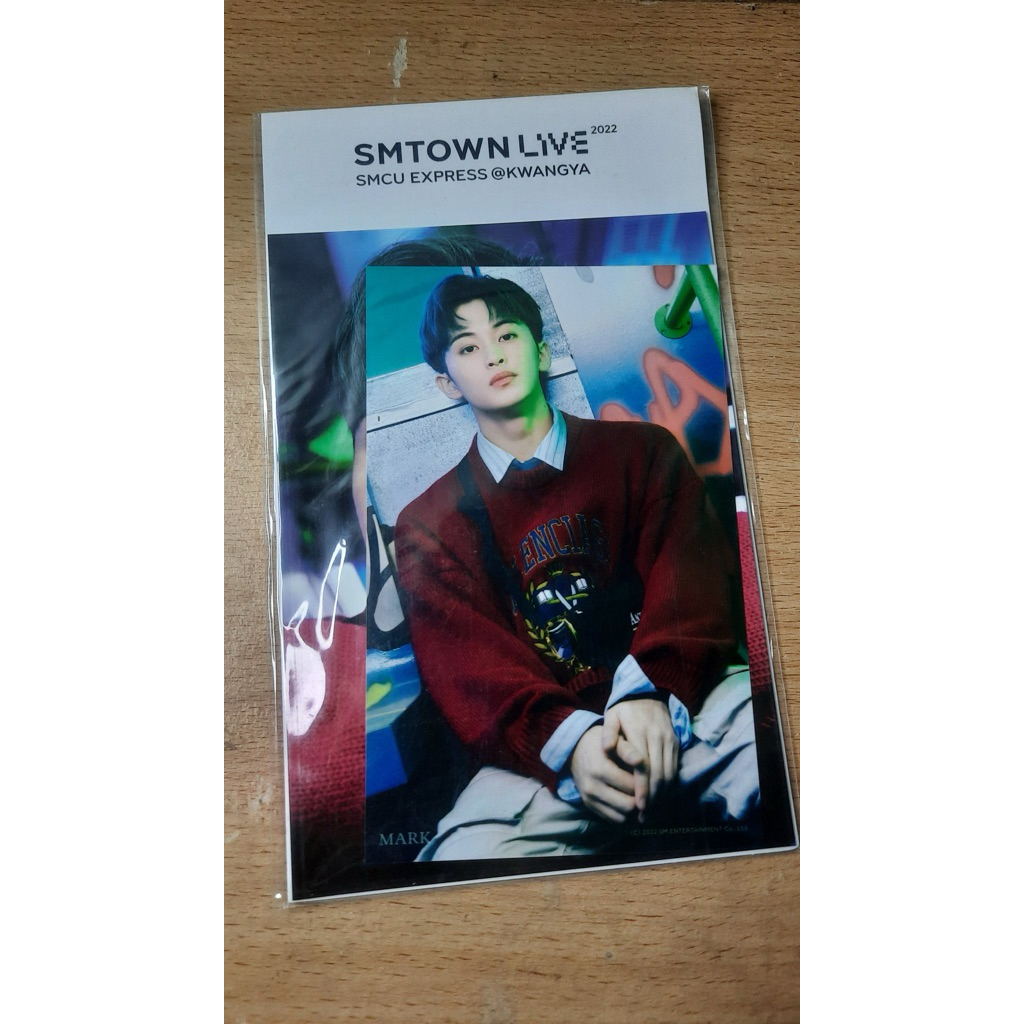 PHOTOCARD PC MARK 4x6 POSTCARD SMTOWN LIVE 2022 (baca deskripsi)