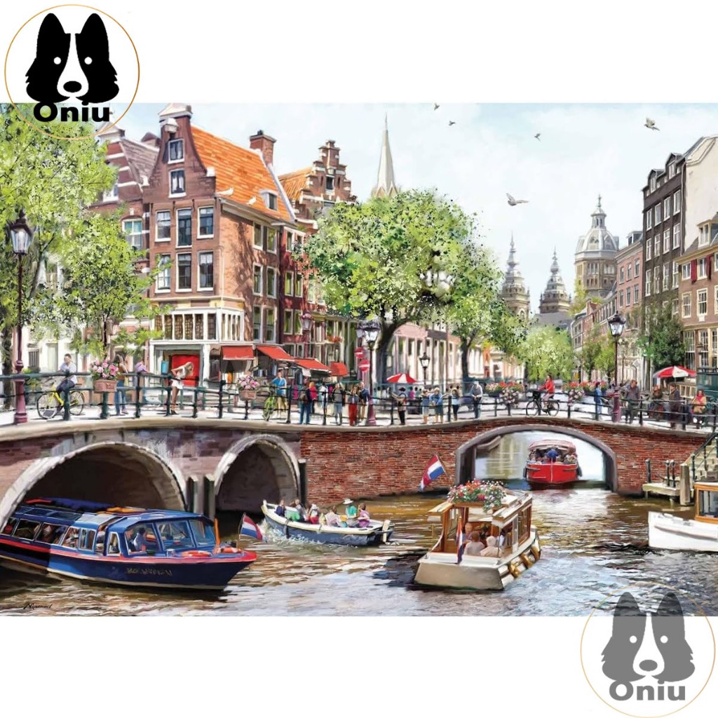 Otter House Jigsaw Puzzle Amsterdam 1000 pieces