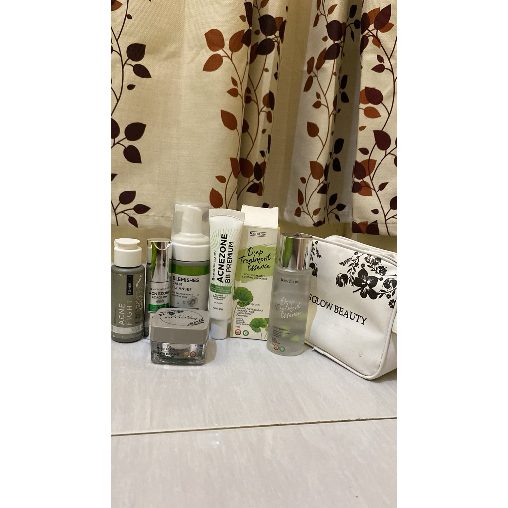 MS GLOW ACNE paket lengkap