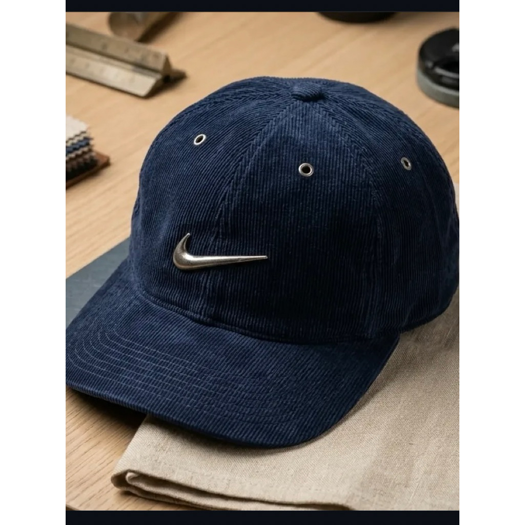 Topi Nike Vintage Cordurouy Caps Snapback Hat Authentic Original
