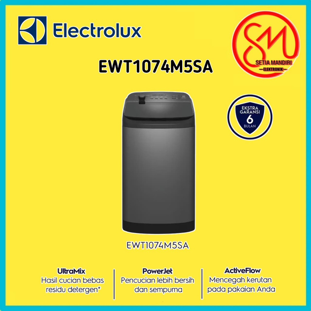 Electrolux EWT1074M5SA Mesin Cuci Top Loading