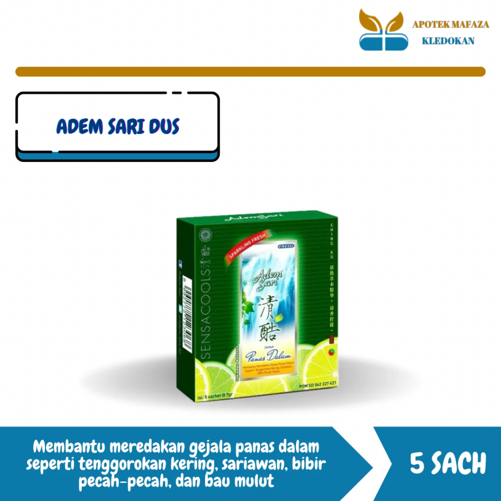Adem Sari (1 Box Isi 5 saset)