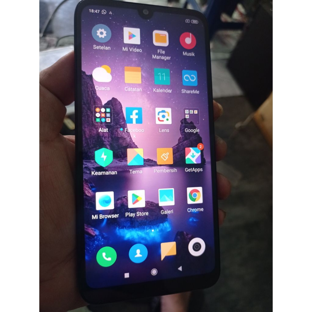 Hp Redmi 7 Second Normal Siap pakai