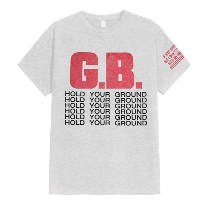 GORILLA BISCUITS HOLD YOUR GROUND TAG GILDAN HEAVY SIZE L T SHIRT