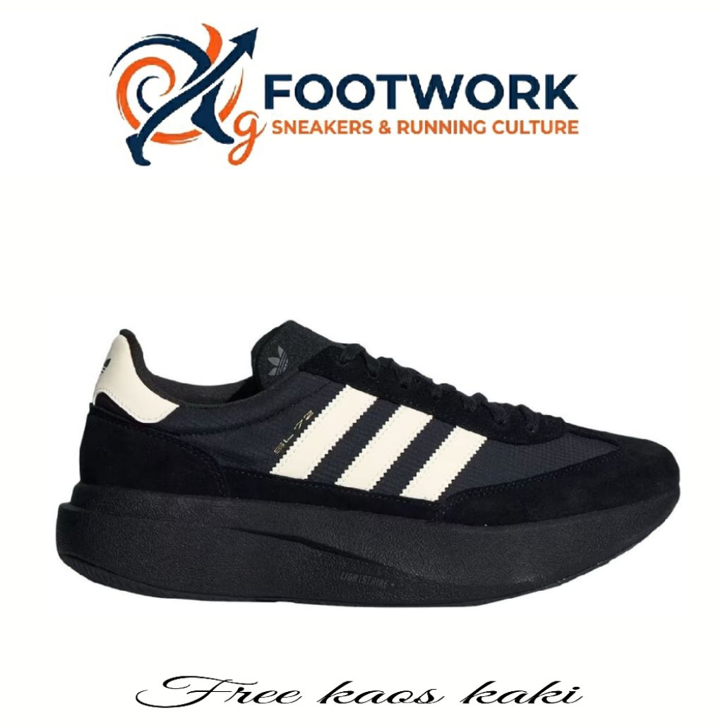 FOOTWORK/Sepatu running ads SL 72 pro black white grey