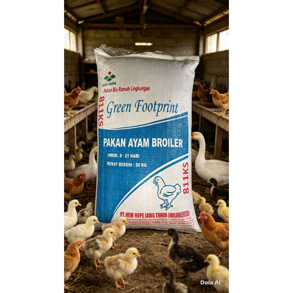 811ks new hope CRUMBLE starter pedaging pakan ayam pedaging broiler/penggemukan unggas
