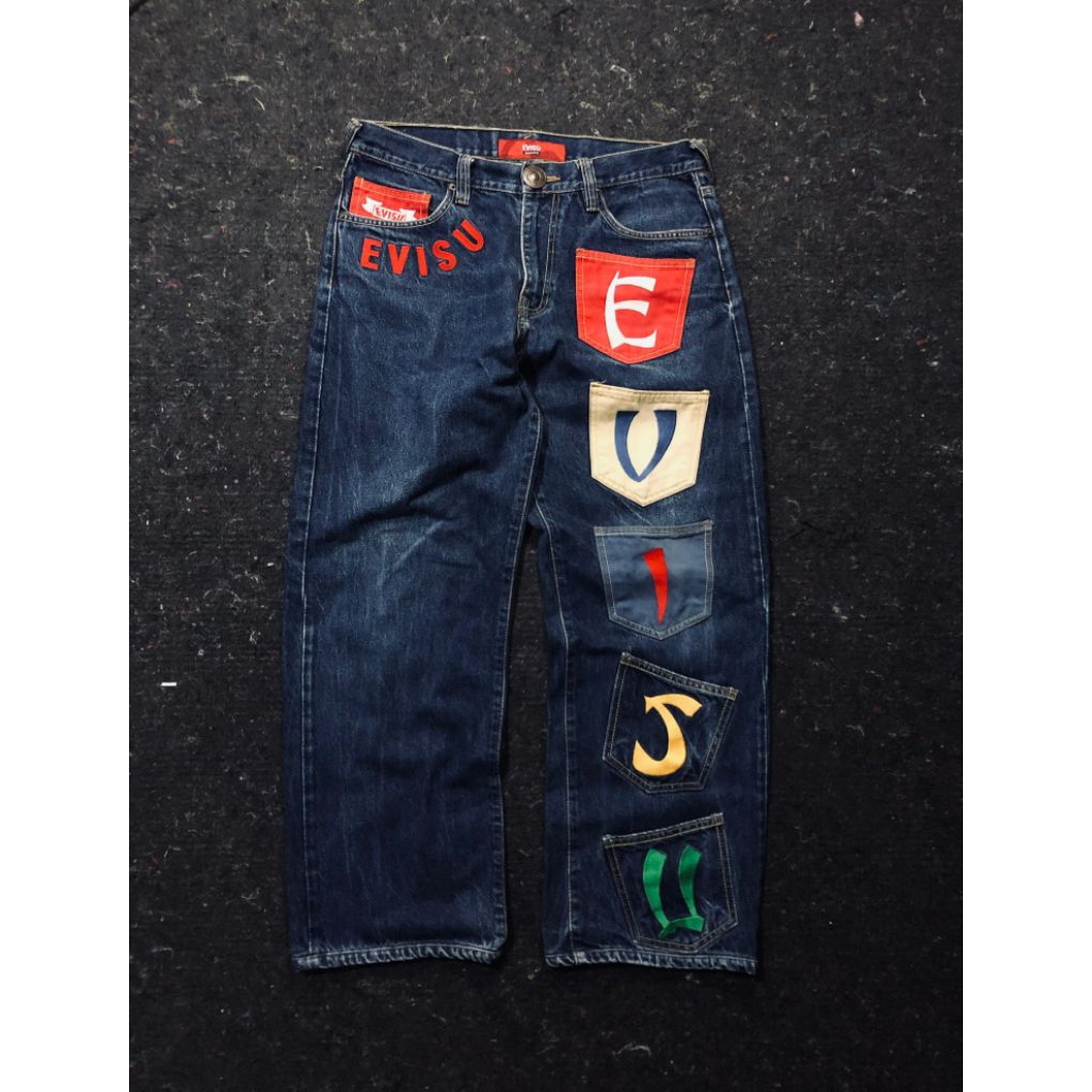Denim evisu multipocket