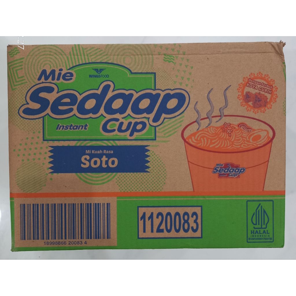 Mie Sedaap Cup Soto 1 Dus