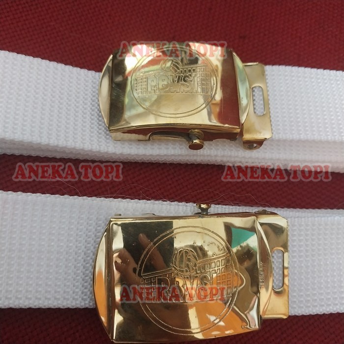 Sabuk PBVSI Ikat Pinggang PBVSI Putih - Aneka Topi