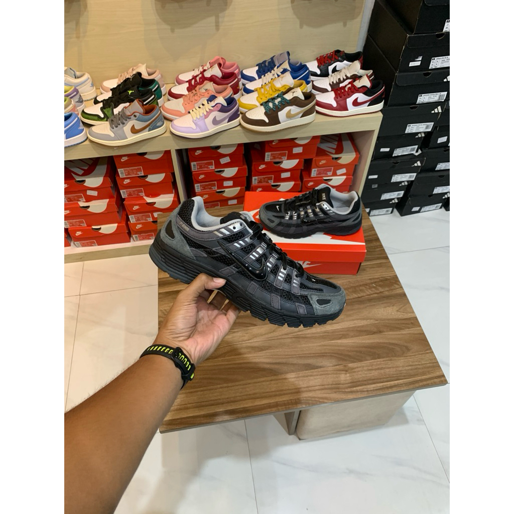 Nike P-6000 Suede Anthracite Metallic Silver Original