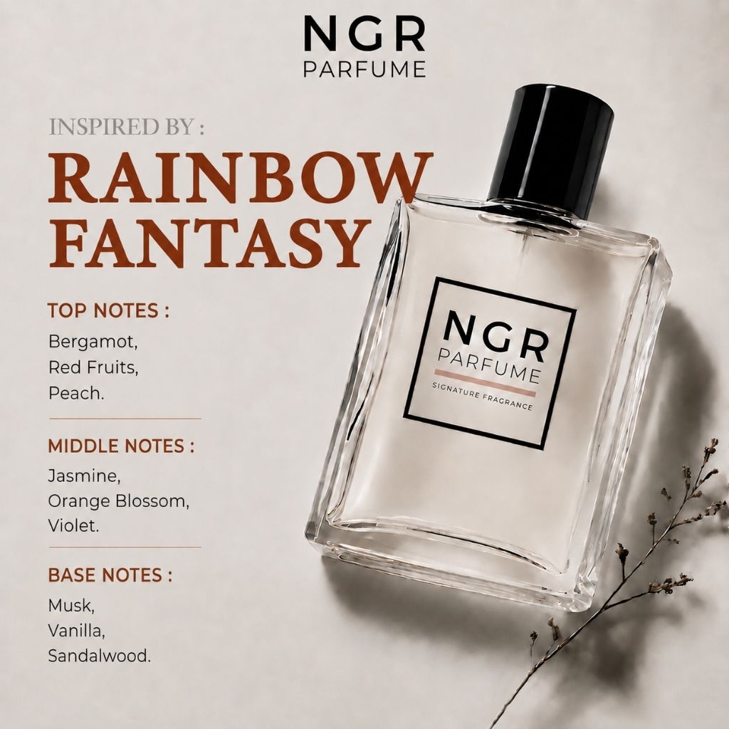 NGR PARFUME - RAINBOW FANTASY Parfum Inspired Parfum Tahan Lama  Parfum Segar Parfum unisex Parfum P