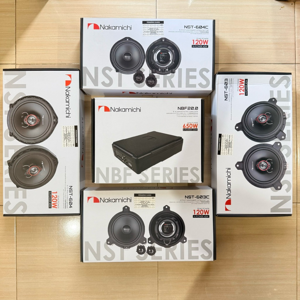 PAKET AUDIO SPEAKER NAKAMICHI PAKET NAKAMICHI SPEAKER SPLIT + COAXIAL NAKAMICHI