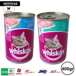 1Dus 24Kaleng Whiskas Kaleng 400gr Makanan kucing basah Kaleng 400gr Whiskas All Varian