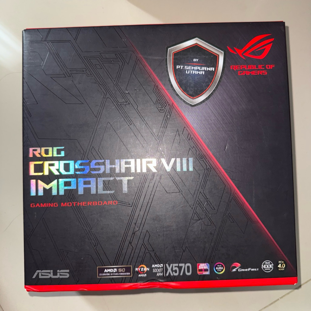 asus crosshair viii impact X570 am4 ddr4 amd ryzen - motherboard asus crosshair impact chipset amd x