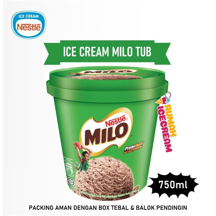Ice Cream Nestle Milo Tube Terbaru