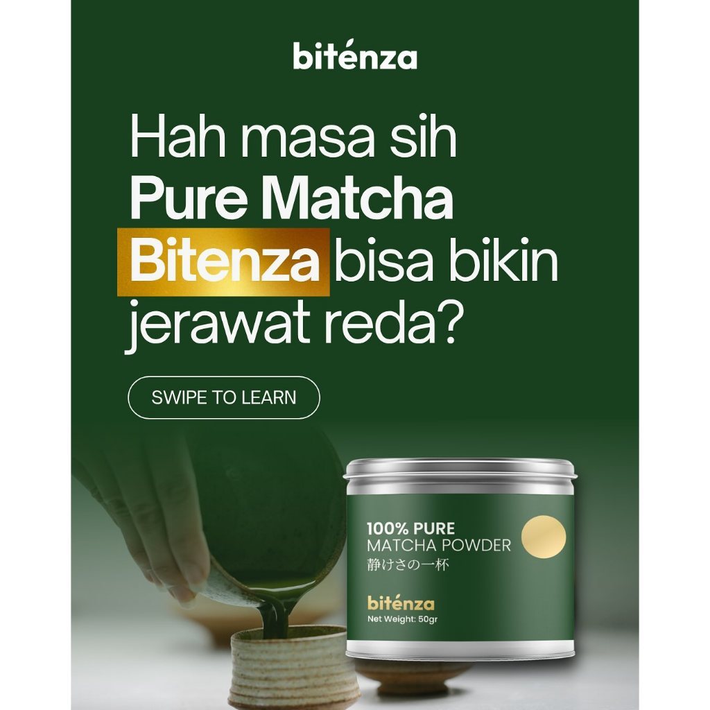 BITENZA Pure Matcha Original