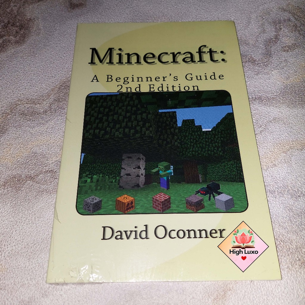 Buku Book Minecraft A Beginner Guide Original Import English Gaming Manual Survival Crafting Tool We