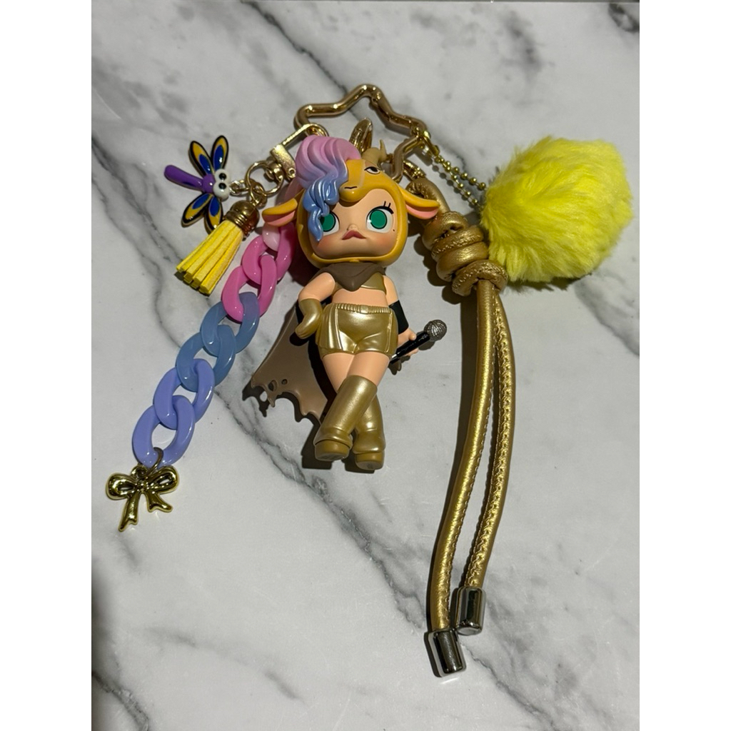 BAG CHARM / GANTUNGAN TAS POP MART FIGURE MOLLY ZUTOPIA - GAZELLE