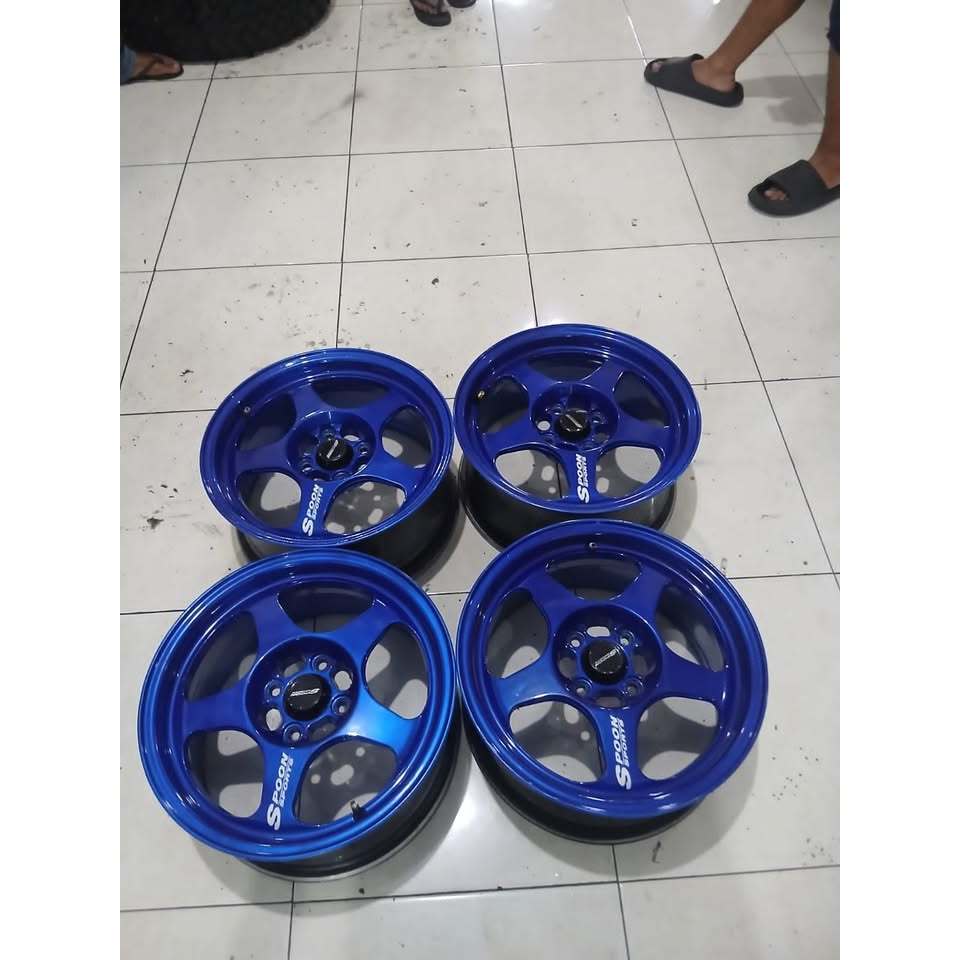 Velg second SPOON R15 X7 h4X100 ET35 BLUE