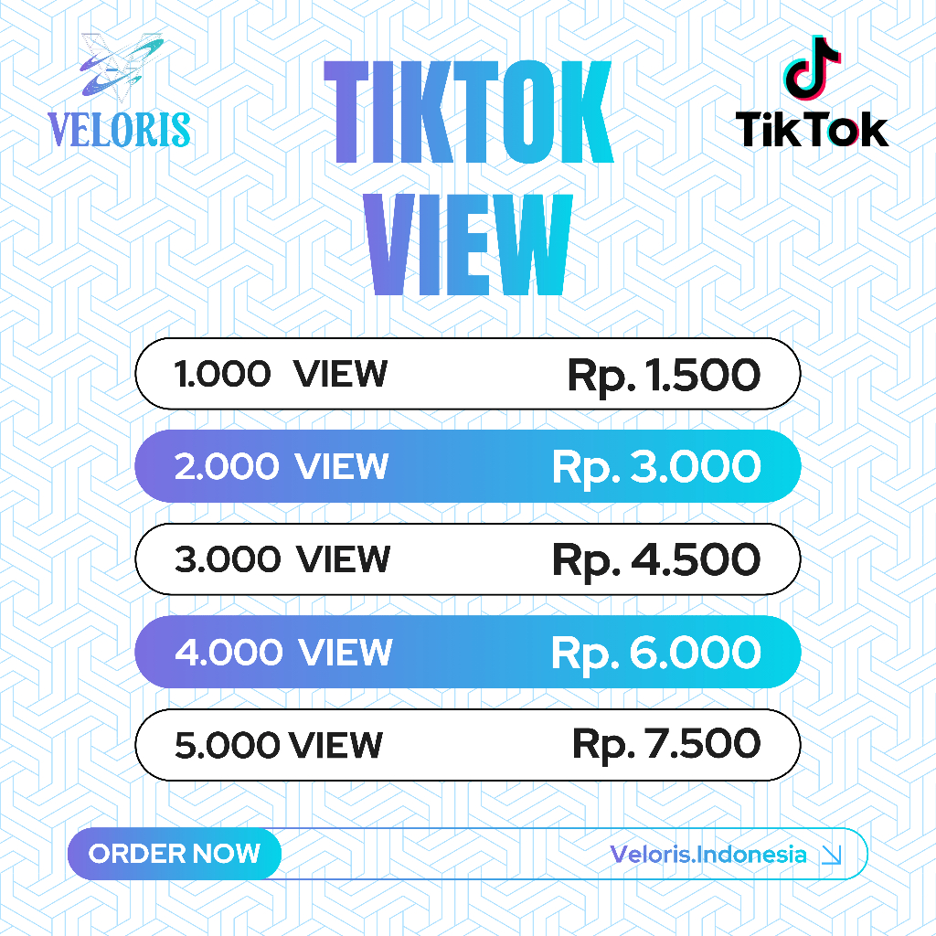 View TikTok termurah bergaransi View Postingan TikTok bergaransi, berbonus, dan berkualitas