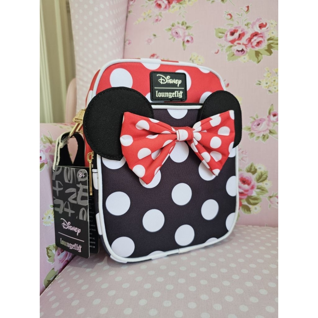 ( Ready Stock ) Tas Disney Loungefly minnie mouse / tas selempang mickey minnie / loungefly minnie