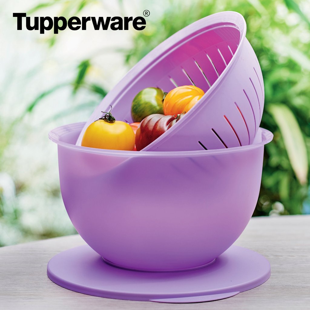 Tupperware Expression Bowl Large 4.3L & Colander
