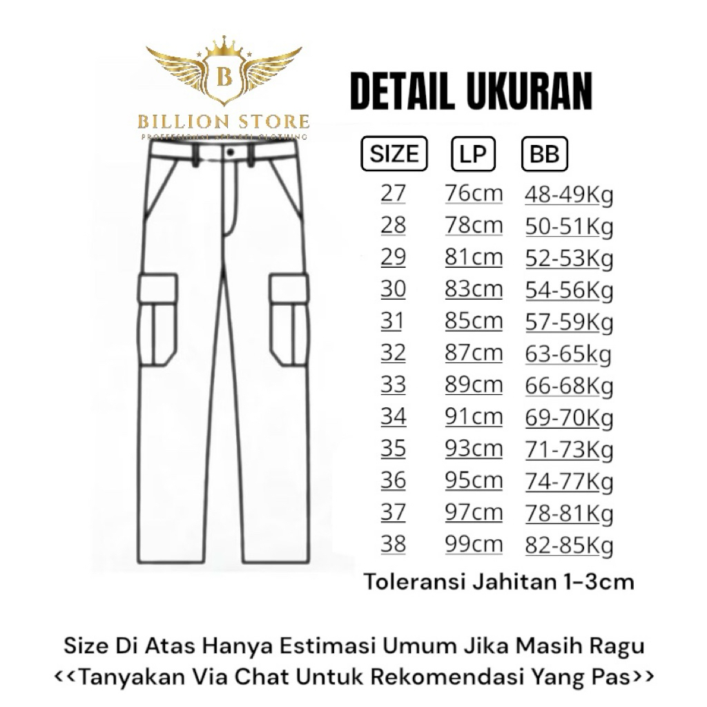 NEW DEALS CELANA CARGO PANJANG, CELANA CARGO ORIGINAL, CELANA CARGO THRASHER PREMIUM QUALITY SIZE