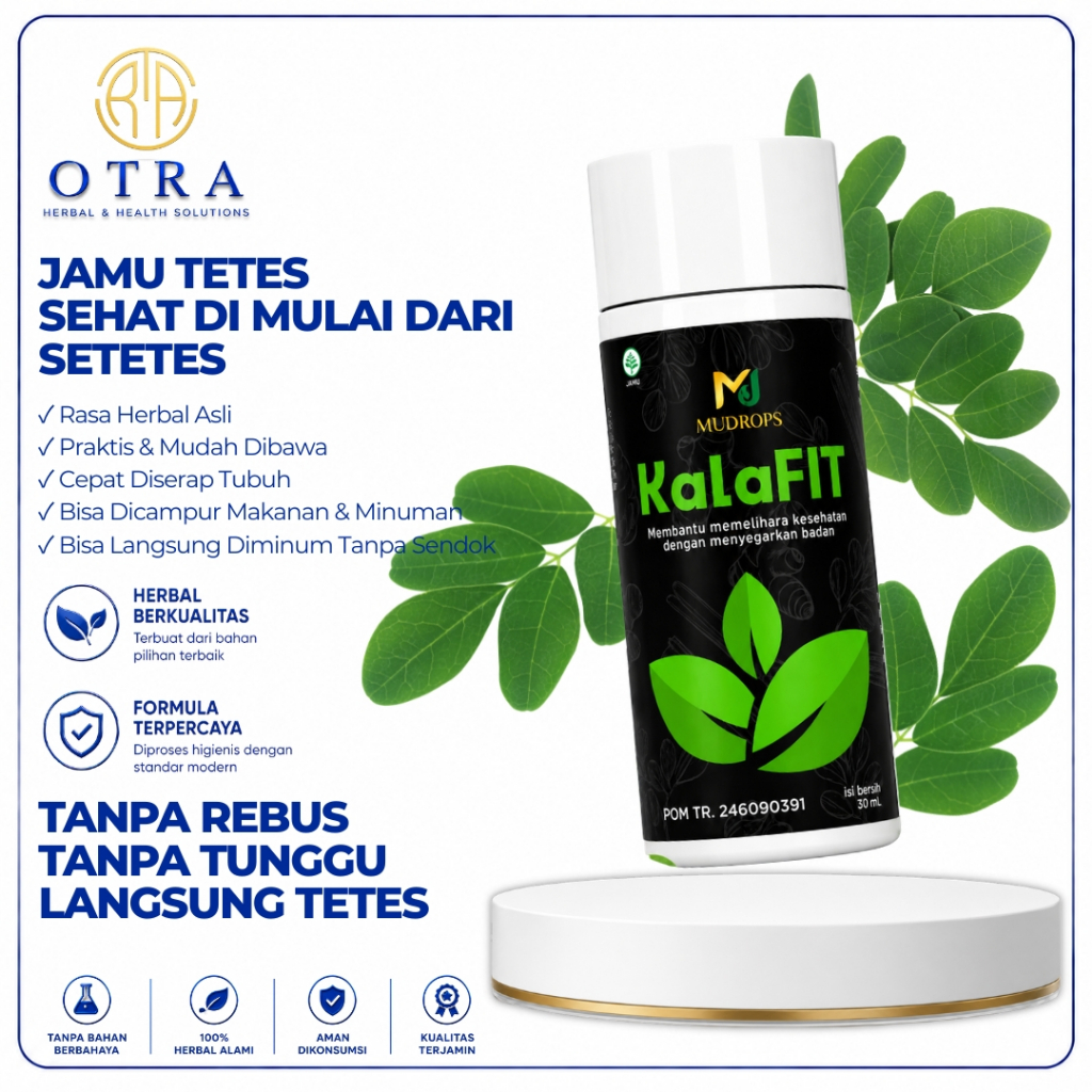 Daun Kelor Madu Tetes Imun Kuat MUDROPS KALAFIT Daya Tahan Tidak Mudah Sakit Pria Wanita Stamina Pek