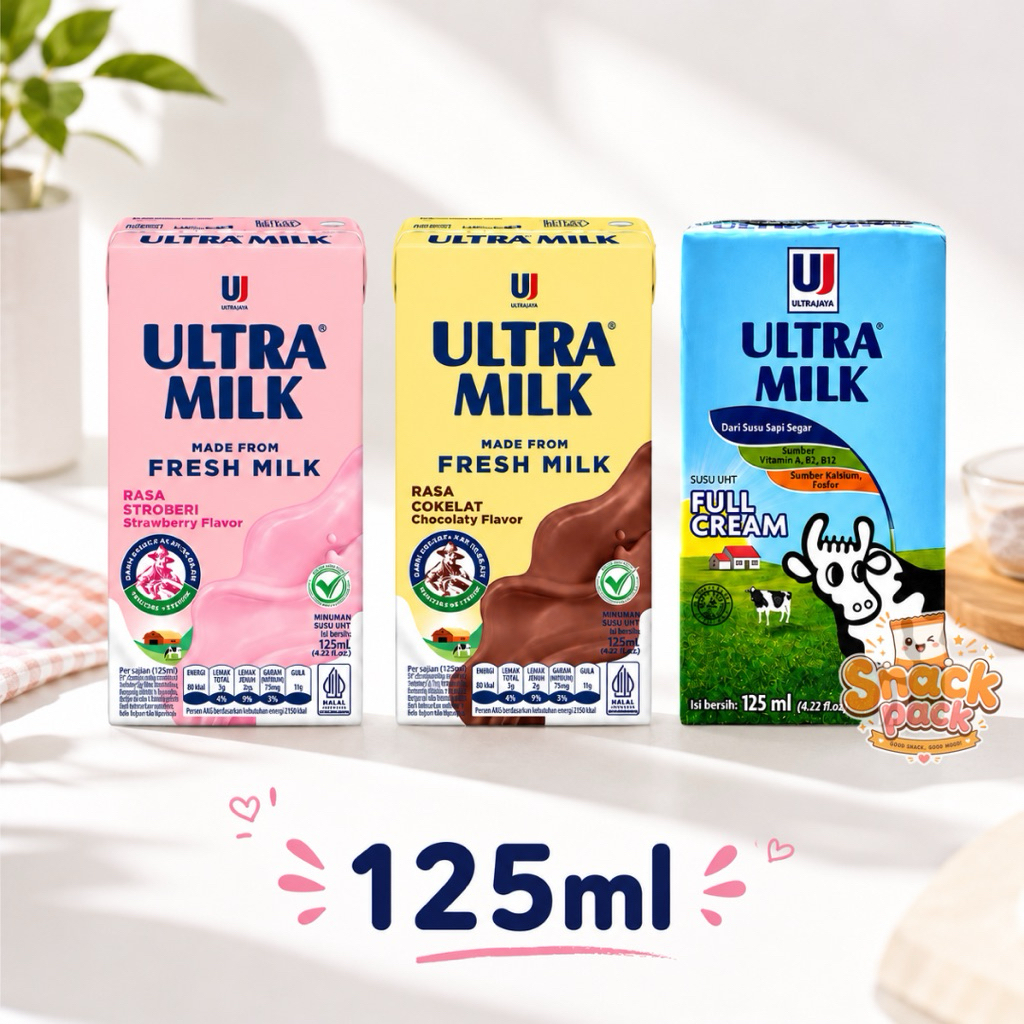 ULTRA MILK 125ML | SUSU ULTRA KECIL 125ML