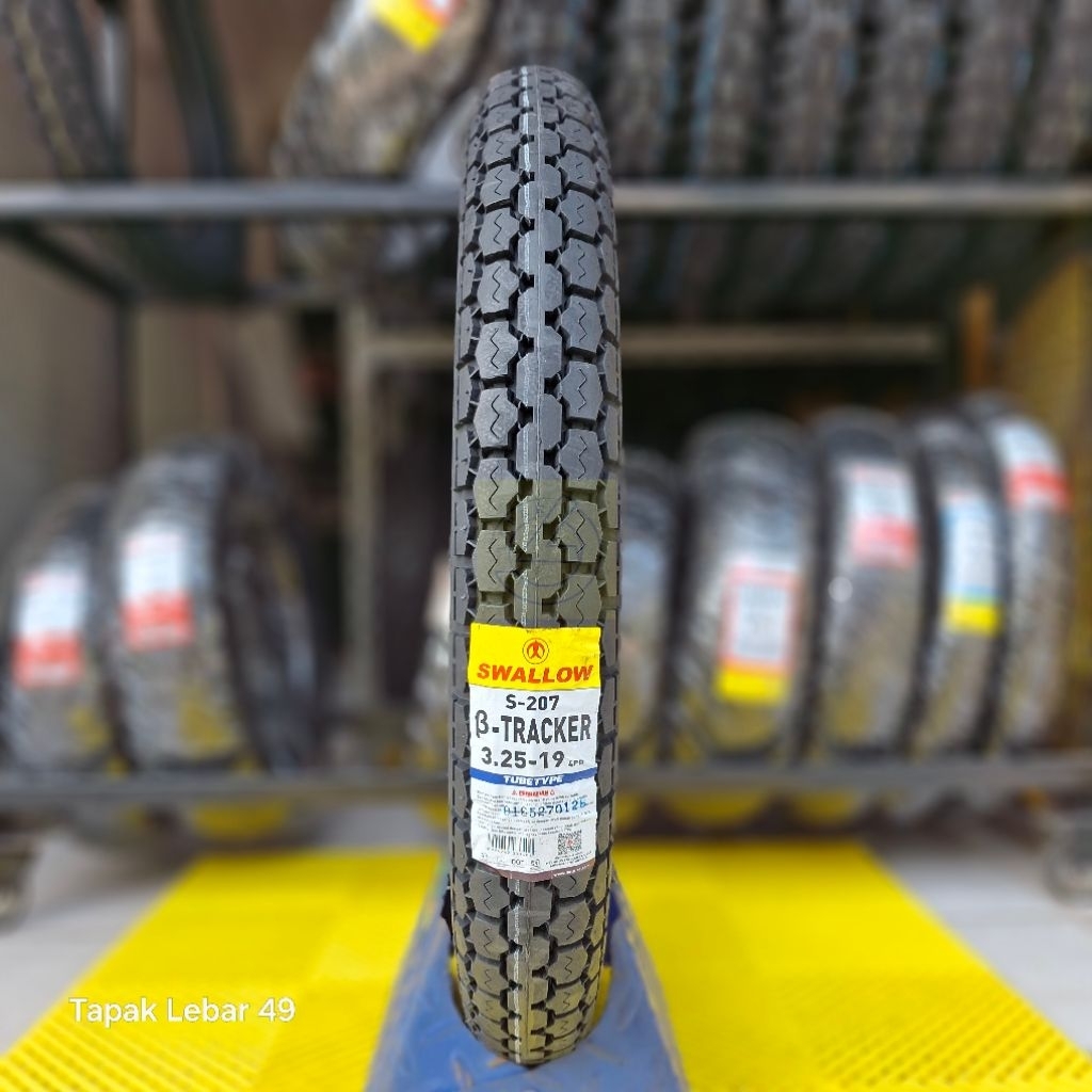 Ban CLASSIC B-Tracker 3.25-19 3.25 Ring 19 Setara 100/90-19 54P Universal Tubetype Ban SWALLOW S207 