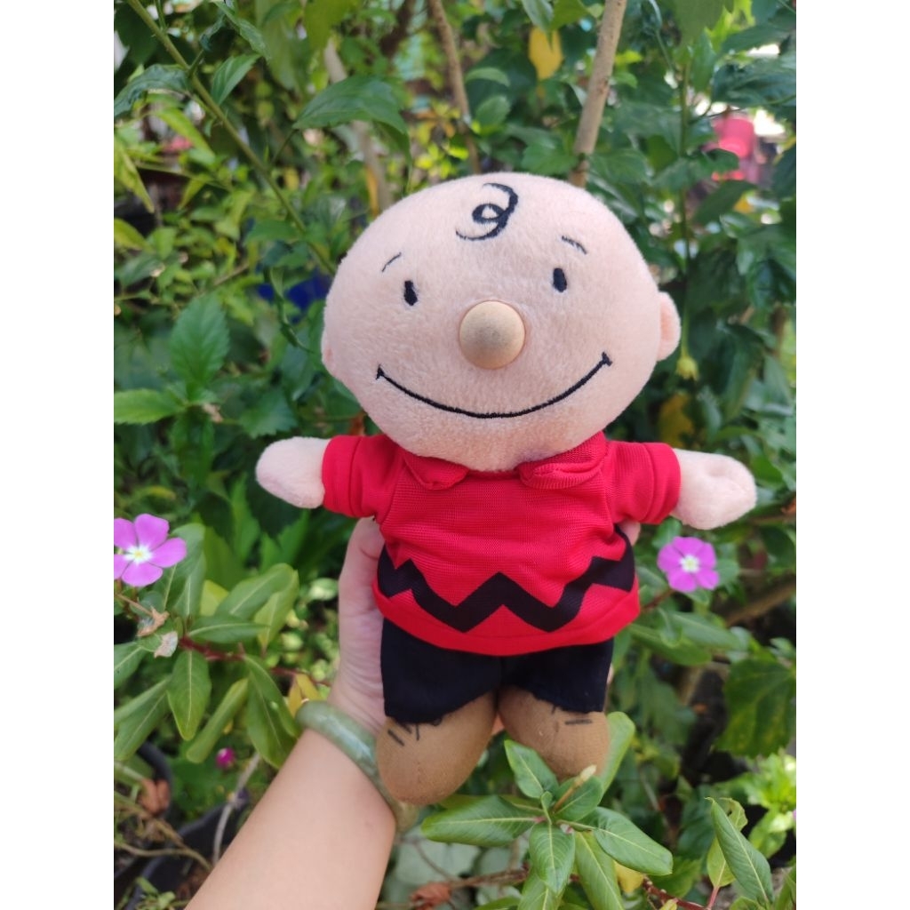 boneka teman Snoopy Charlie Brown brand pudar