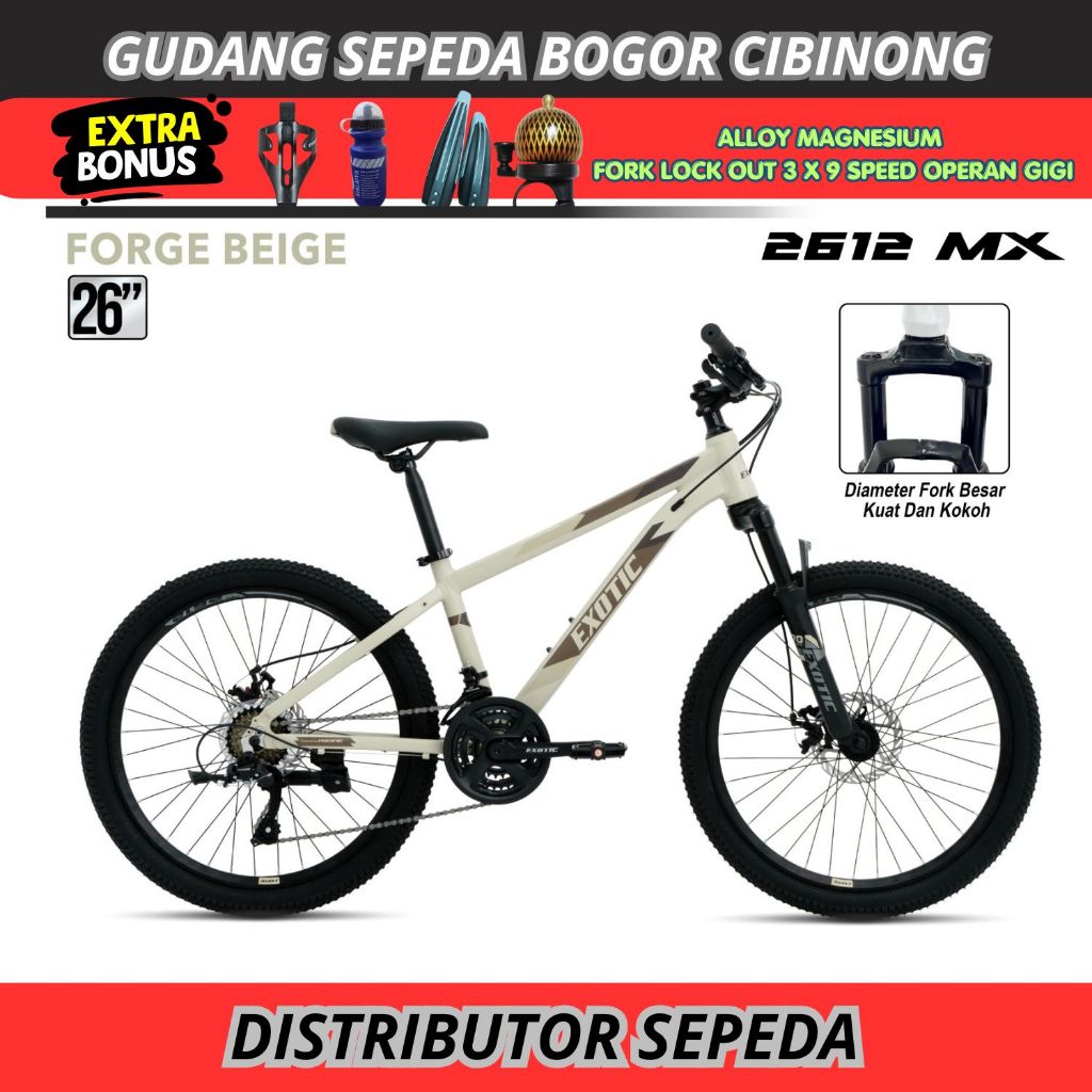 Sepeda Gunung MTB 24 26 Inc Exotic 2026 MX