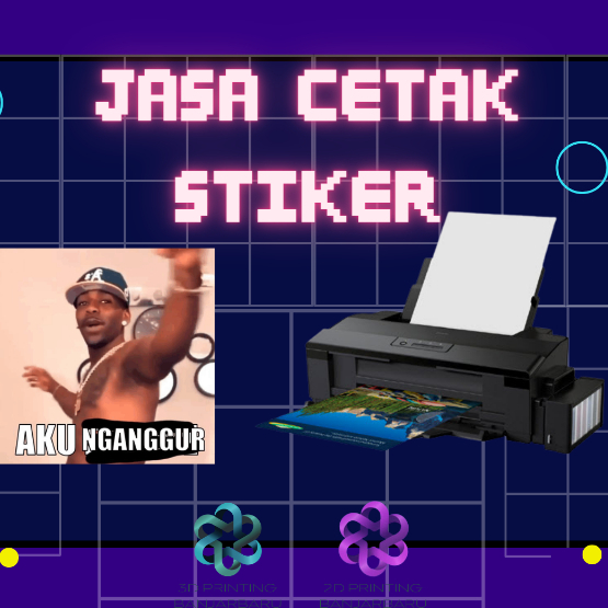 CETAK STIKER A4-A3