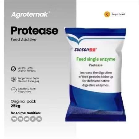 Enzyme PROTEASE enzim protease 100.000 U/g enzyme pemecah Proamino dan penambah bobot ternak