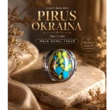 cincin batu akik pirus okraina mban monel tanam
