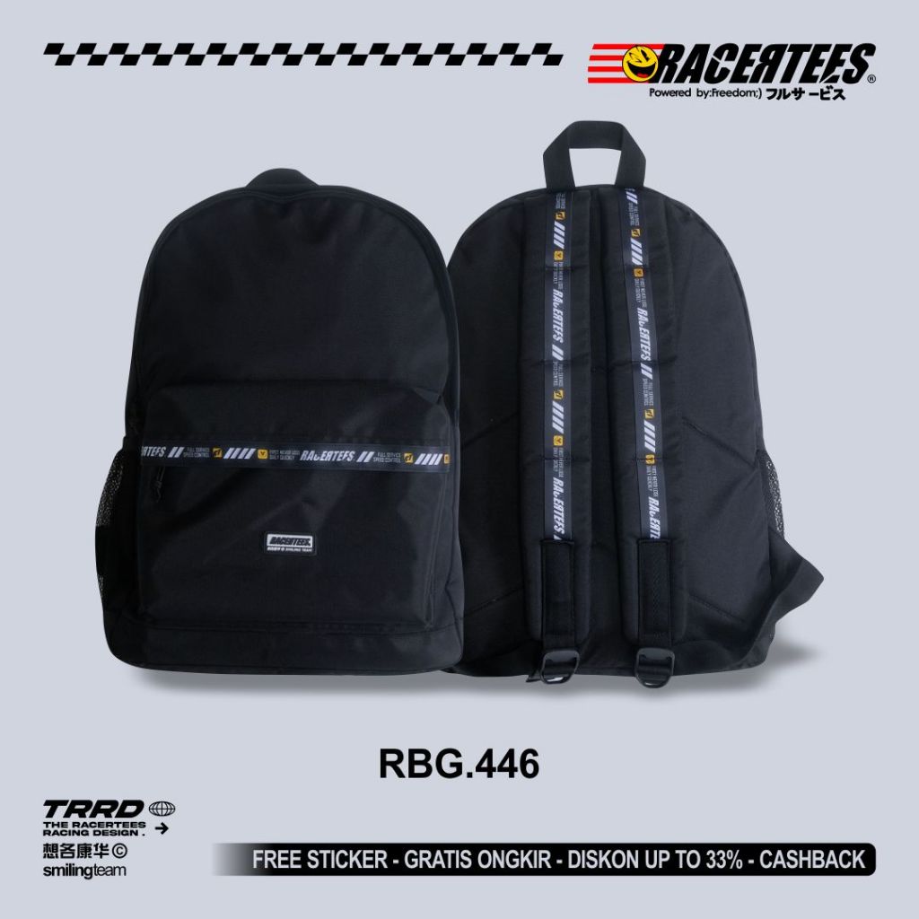 Tas Ransel RACERTEES Backpack Stripe Terbaru [Varian]
