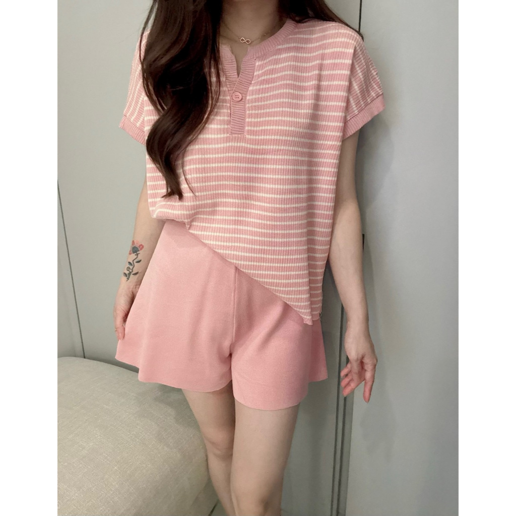 Ndudshop – Knit set (Kode: 5556) – Setelan Wanita – Setelan Short Wanita – Setelan Kasual Wanita – S