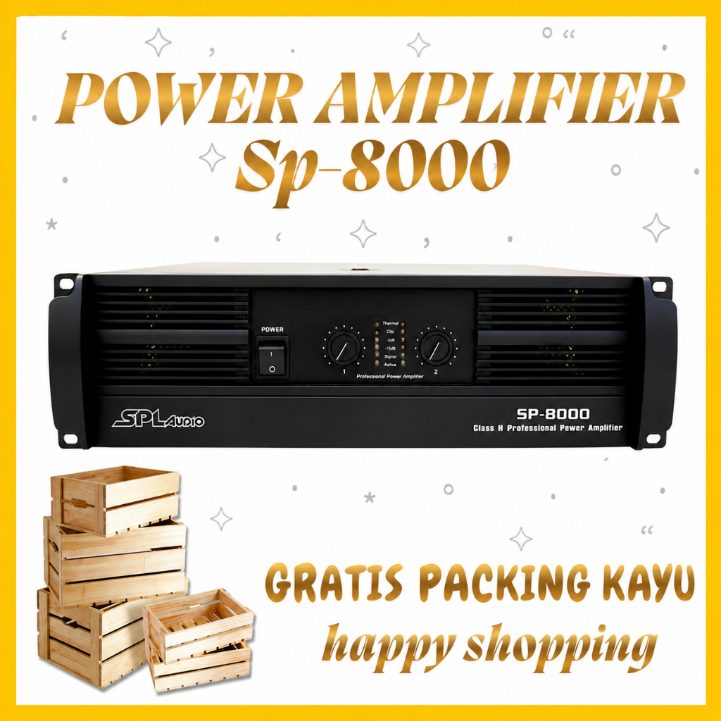 Power Amplifier SPL Audio SP Series sp 8000