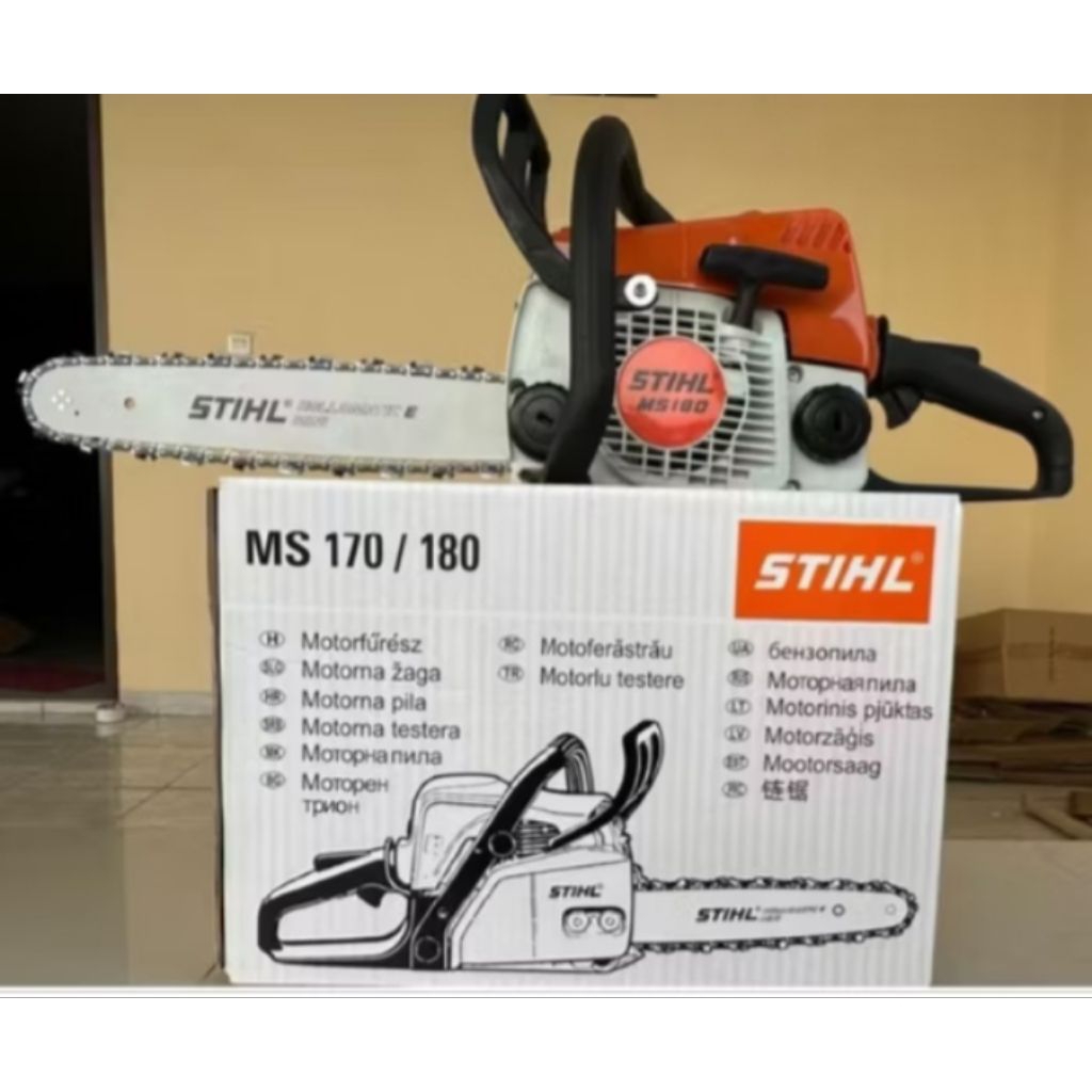 PROMO TERMURAH Mesin Potong Kayu Senso/MS170/MS180 Model Baru STIHL Original Bar