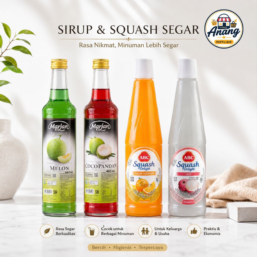 Sirup Marjan & ABC Squash | Toko Anang Pintu Air