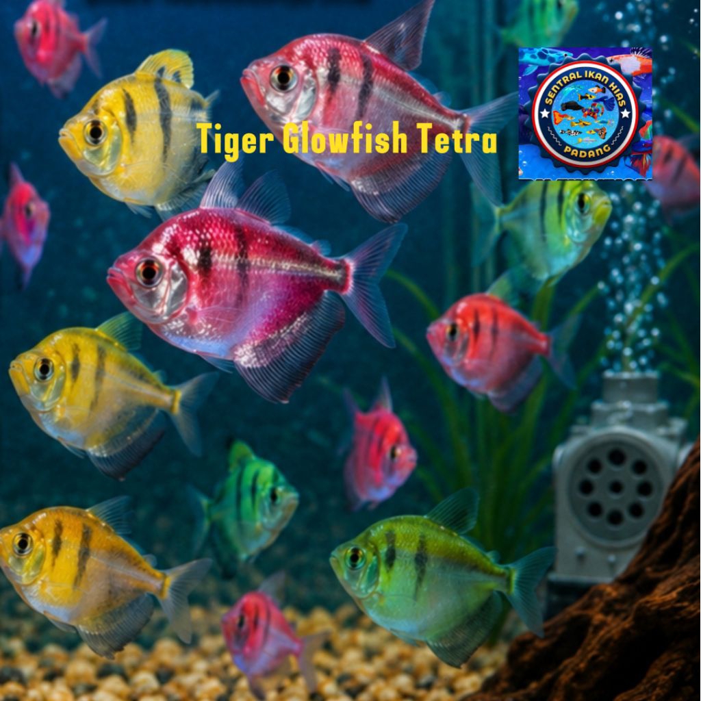 Tiger Glowfish Tetra Premium - Ikan Hias Aquarium Cantik