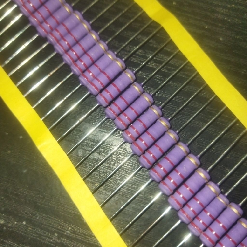 resistor 2k2 2w ungu zero original japan R 2.2kilo 2,2kilo 2 watt w 2watt 2.2 2,2 k kilo ohm 2wat wa