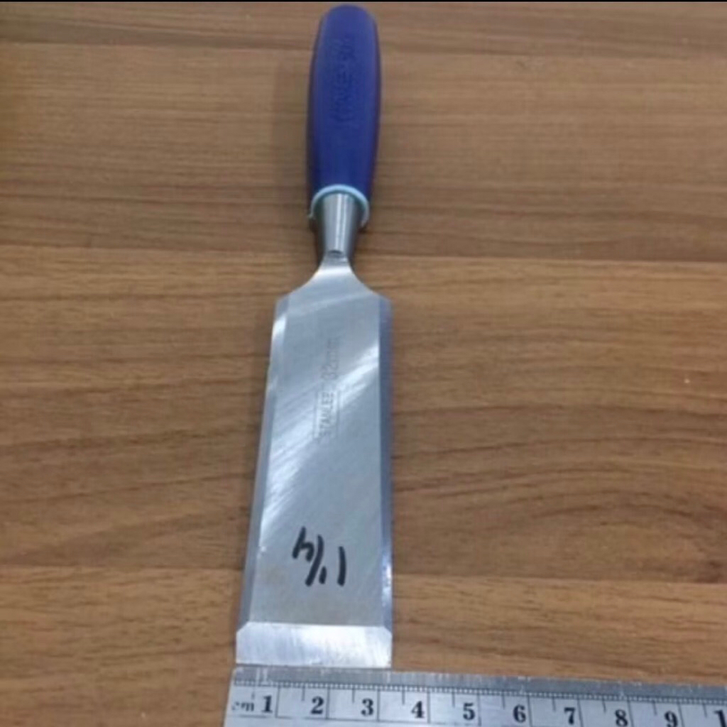 32mili pahat kayu STANLEE 1-1/4” inci ORIGINAL ASLI JAPAN PAHAT PUKUL punch wood chisel 32 mm mili S