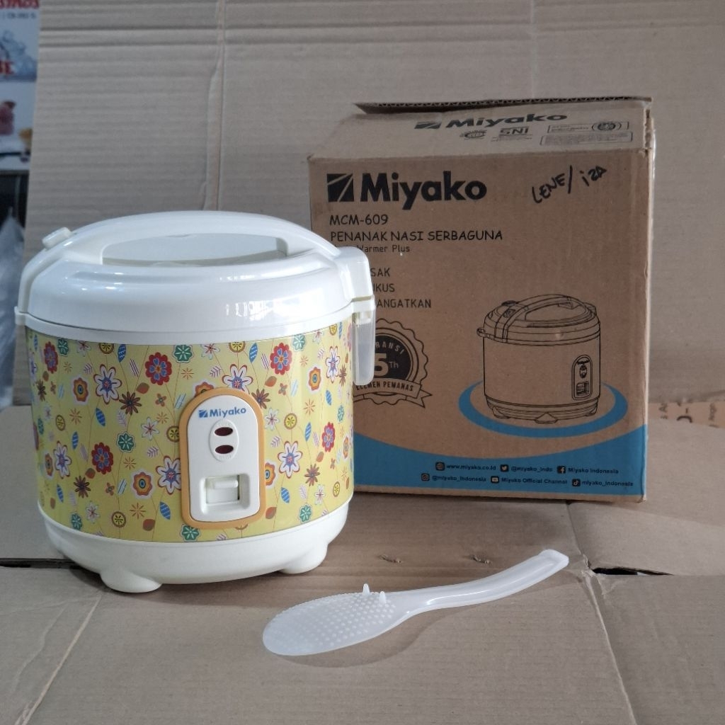 PROMO MAGIC COM MIYAKO MCM 609 KAPASITAL 0.6 LITER MAGIC COM KECIL SETENGAH LITER SERBAGUNA