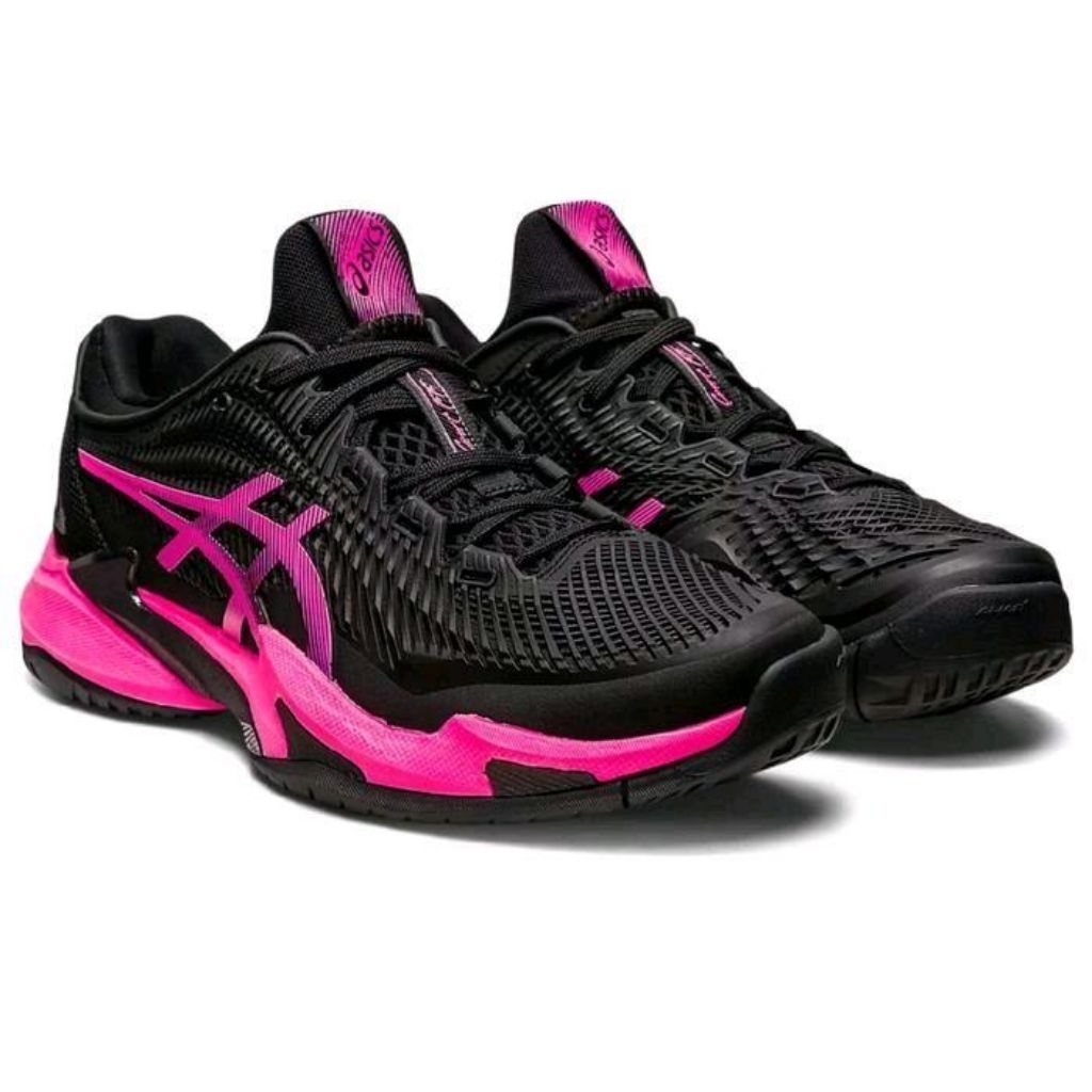 Sepatu Asics Court FF 3 Black Hot Pink | Sepatu Tenis / Padel / Volly Ball / Badminton | Sepatu Olah